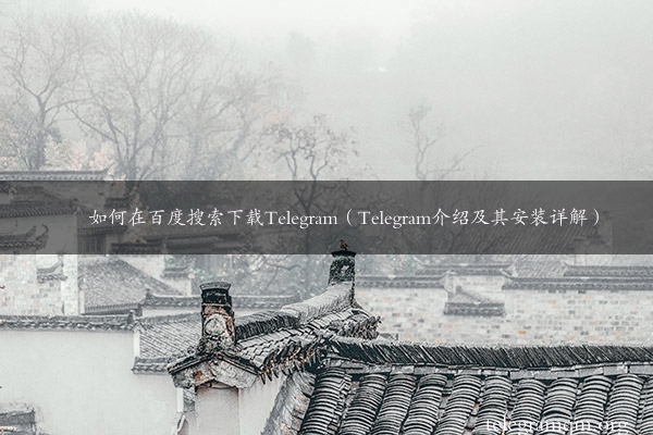 如何在百度搜索下载Telegram（Telegram介绍及其安装详解）