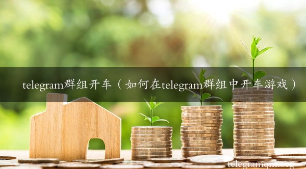 telegram群组开车（如何在telegram群组中开车游戏）