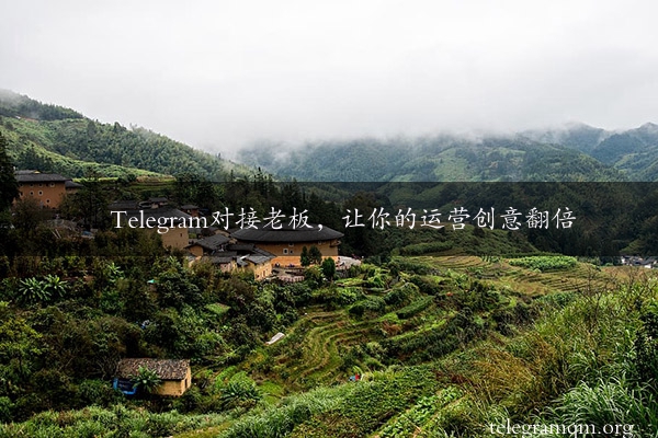 Telegram对接老板，让你的运营创意翻倍