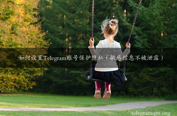 如何设置Telegram账号保护隐私（敏感信息不被泄露）